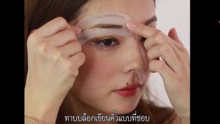 บล็อกเขียนคิ้ว  ตัวช่วยคิ้วสวยปังแบบมืออาชีพ (Eyebrow plate Eyebrow plate)