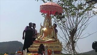 กรมศิลปากรเข้าตรวจสอบ พระพุทธชินราช ที่ลานพญานาค บ้านลุงพล