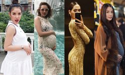 รวมว่าที่คุณแม่สุดแซ่บ ท้องโตแต่สวยใสไม่มีโทรม