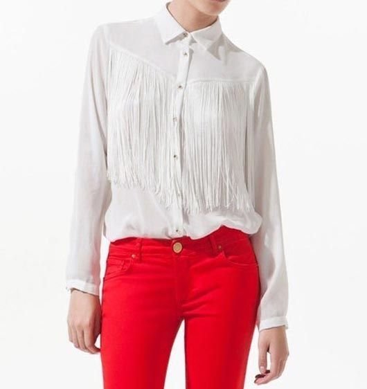 แฟชั่นเสื้อเชิ้ตสีขาวสวยสุดชิค fashion