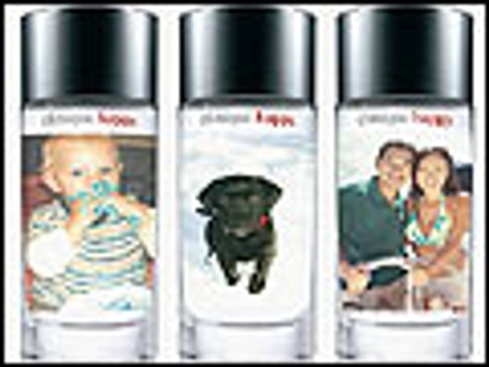 CLINIQUE HAPPY Personalized Photo Bottles