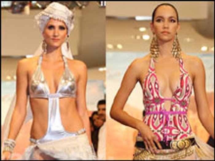 แฟชั่นโชว์ชุดว่ายน้ำ ซินดี้ชวนคุณท่องทะเลทรายผ่านผลงาน Cindy for Jantzen