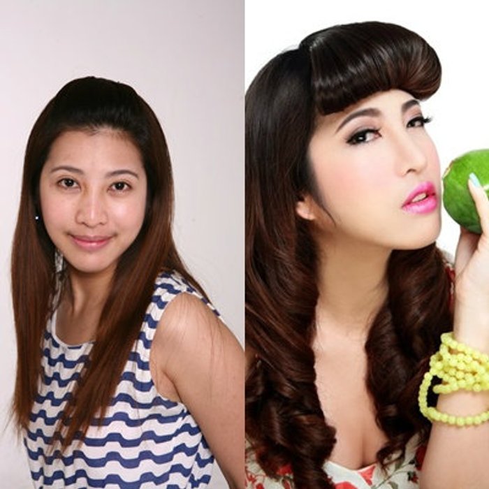 แต่งหน้าเป็นสาวเปรี้ยวสไตล์ Pin up