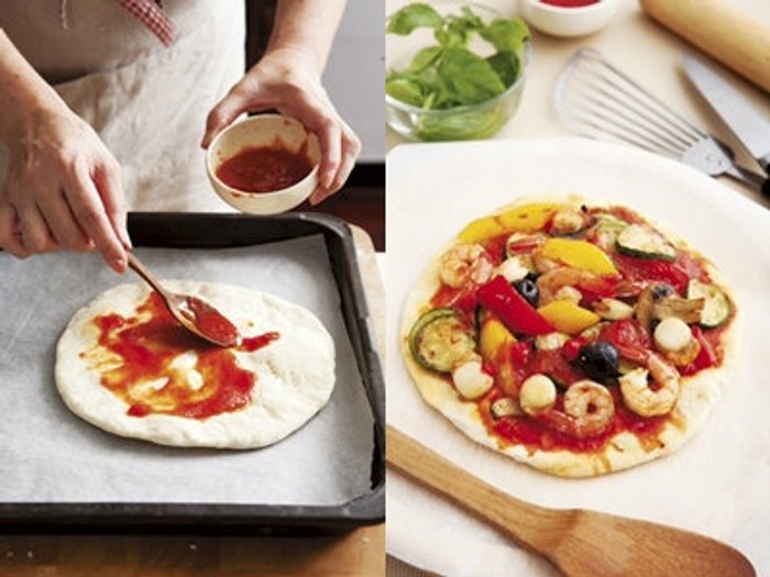 Healthy Pizza in 10min
