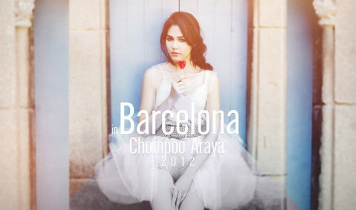 Chompoo Araya Wallpaper : in Barcelona