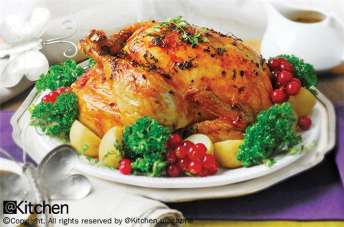 ไก่ยัดไส้อบ (Roast Stuffing Chicken)