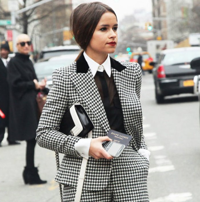 สวย รวย ชิค ด้วยแฟชั่นลาย Houndstooth