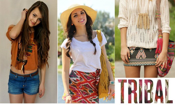 ฮอตฮิตกับเสื้อผ้าแนวชนเผ่า tribal print