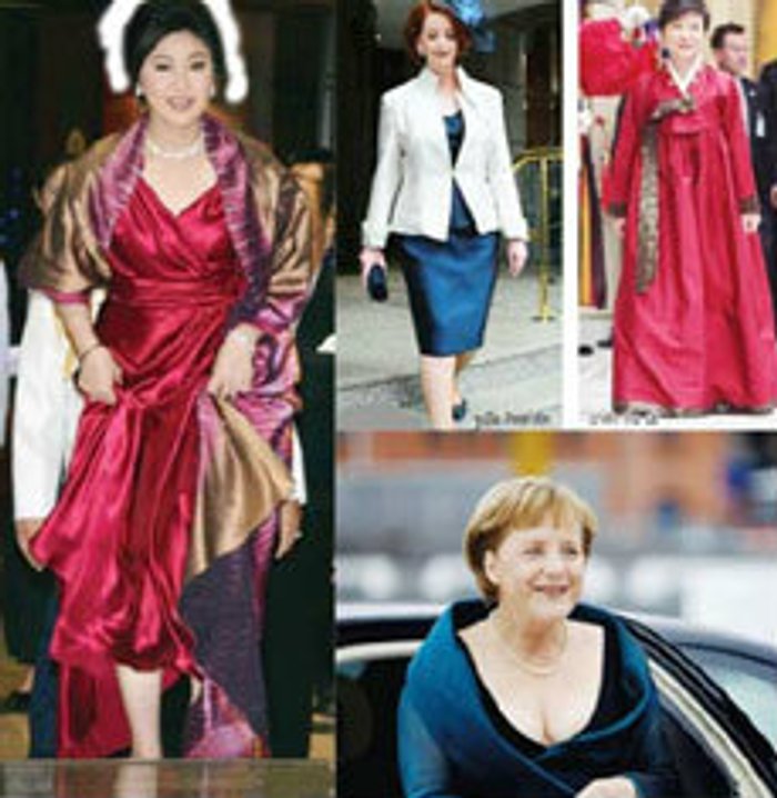 โลกแฟชั่น ผู้นำหญิง สีสันบนรันเวย์การเมือง