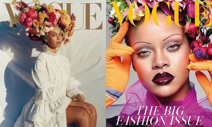 "บียอนเซ่" Vs. "ริฮานน่า" ผู้หญิงผิวสีบนปก Vogue ฉบับสุดเลอค่าแห่งปี