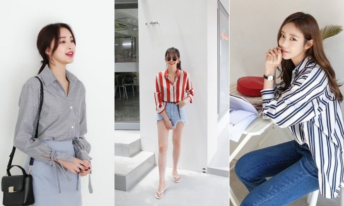 ไอเดีย Mix & Match เสื้อเชิ้ตลายทาง ใส่เที่ยวหรือทำงานก็ได้หมด