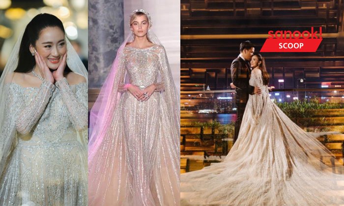หรูหราอลังการ! ซูมชุดแต่งงานราคา 8 หลัก และเมคอัพสวยออร่าของ "อุ๊งอิ๊ง แพทองธาร"