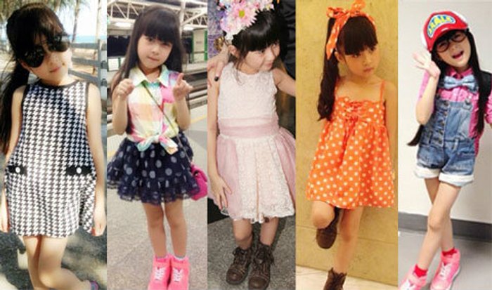 ซูมชัดๆ แฟชั่นน้องอันดา ดาราซุปตาร์ตั้งแต่เด็ก