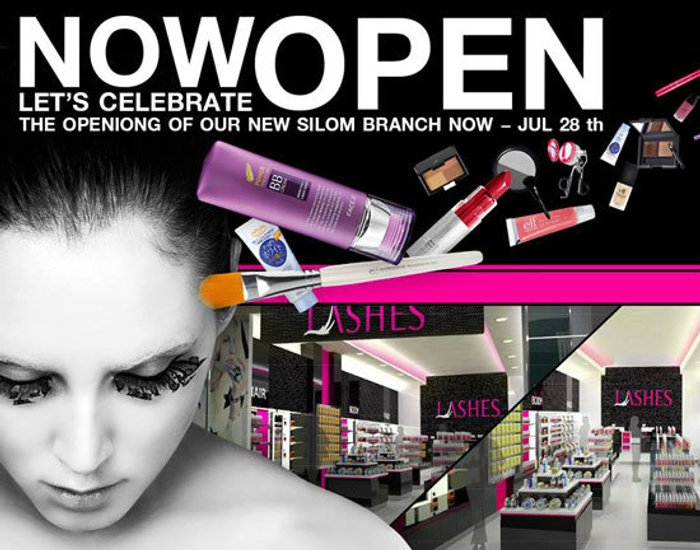 LASHES เปิดร้านนำเข้าเครื่องสำอางแบรนด์ดัง ที่สาวไทยไม่ควรพลาด