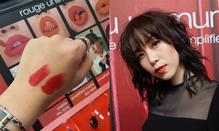 ดููชัดๆ ลิปสติกเนื้อแมตต์ สีแน่น ชัด ปาดทีเดียวจบ จาก Shu Uemura