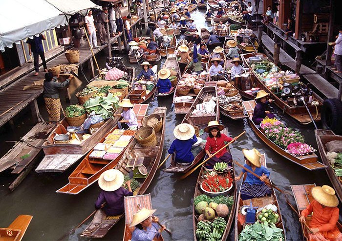 รวม 10 ตลาดน้ำเมืองไทย