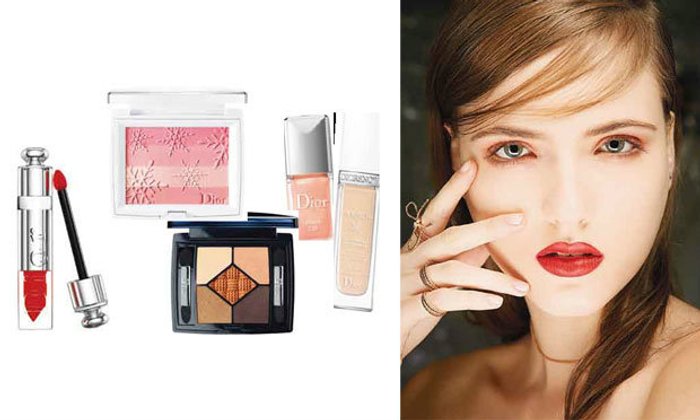 SPRING MAKEUP การแต่งหน้าที่เน้นเรียวปากเฉดสีแดง