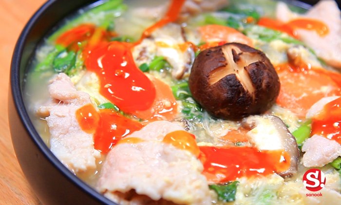 Sanook Good Stuff : สูตรทำสุกี้หมู ง่ายๆ ด้วยไมโครเวฟ