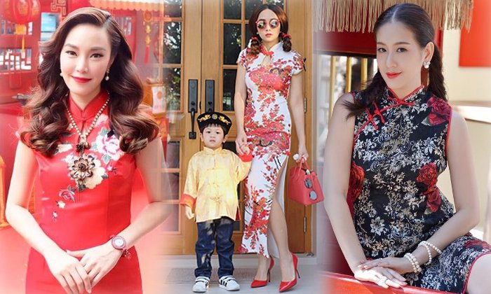 รวมชุดกี่เพ้าดารา ต้อนรับตรุษจีน เน้นสัดส่วน อก เอว เป๊ะมาก!