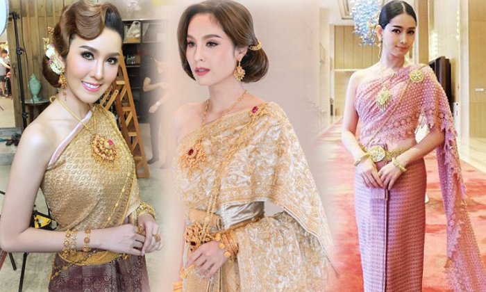6 ดาราใส่ชุดไทย เปลี่ยนลุคเซ็กซี่เป็นสาวหวาน สวยดั่งนางในวรรณคดี