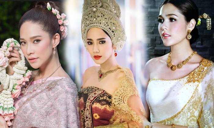 งามอย่างไทย รวมภาพสุดงดงามของเหล่าซุปตาร์ในชุดไทย