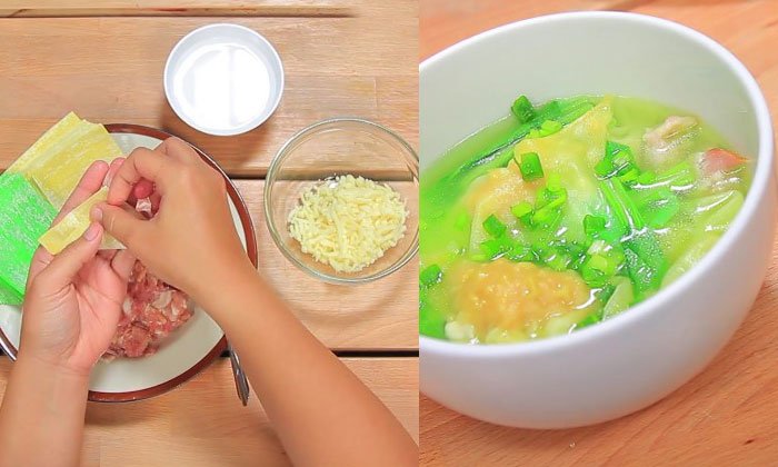 สูตรเกี๊ยวน้ำเบคอนชีส อร่อยง่ายด้วยไมโครเวฟ