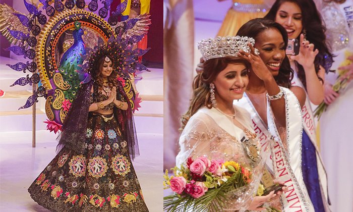 สาวอินเดีย สวยเฉียบคม คว้า มิสทีน ยูนิเวิร์ส 2017 พร้อมชุดประจำชาติยอดเยี่ยม
