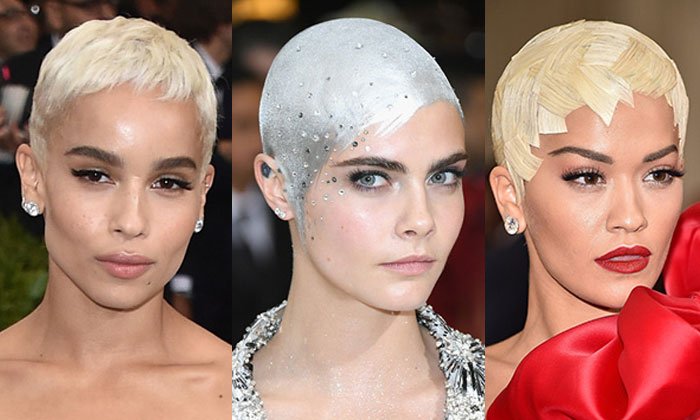 รอดไม่รอด?!? กับทรงผมสกินเฮดของ 3 สาวจากงาน Met Gala 2017