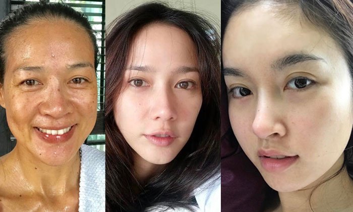 รวมดาราหน้าสด ไร้เมคอัพแล้วรอด Vs ร่วง มีใครบ้าง ส่อง!
