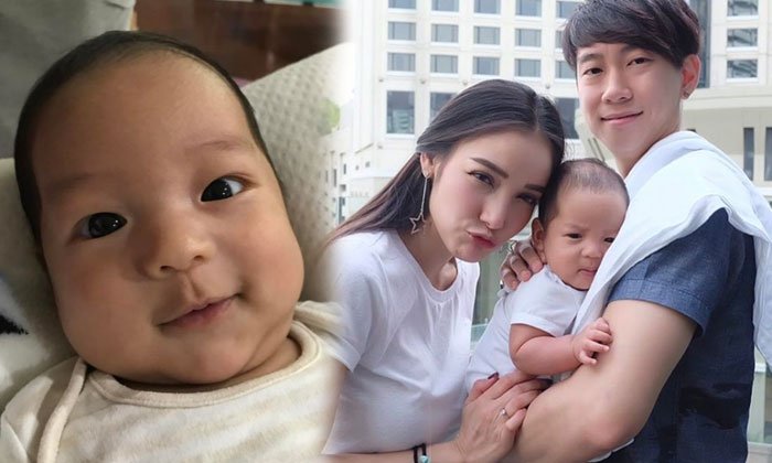 น่ารัก น่าเอ็นดู! น้องเรซซิ่ง ลูกแม่แพท พ่อเบนซ์ แค่ 3 เดือน แต่จมูกพุ่งปรี๊ด