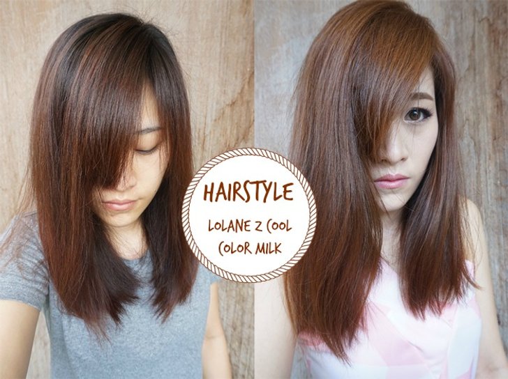 Review : เปลี่ยนลุคด้วยสีผมเองง่ายๆที่บ้านกับ Lolane z cool color milk