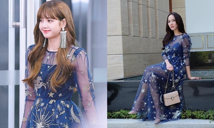 ลิซ่า BLACKPINK ไอดอลไทยในเกาหลี ใส่ชุดแบบเดียวกับอั้ม พัชราภา เดินพรมแดง