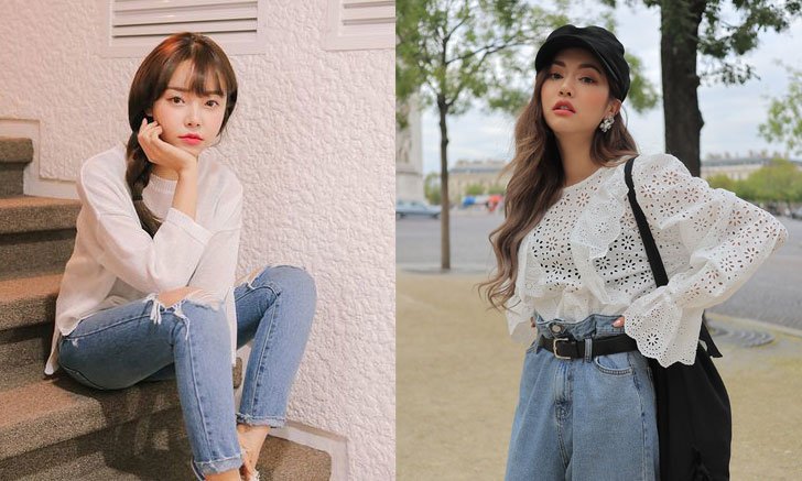 26 ไอเดีย แมตช์เสื้อแขนยาวสีขาว ให้เข้ากับทุกลุค