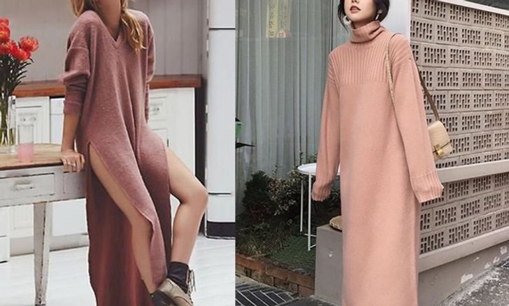 ไอเดียใส่เดรสไหมพรมยาว ยิ่งคุมโทนยิ่งเก๋!