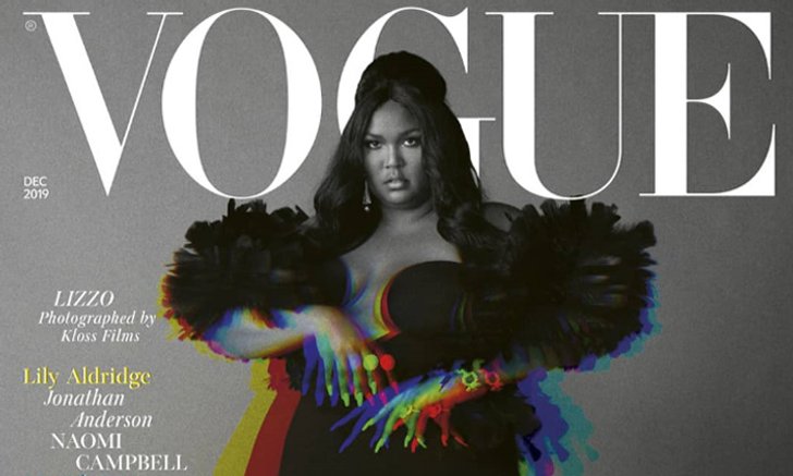 Lizzo ศิลปินสาวพลัสไซส์ ผู้เปี่ยมด้วยพลังบวก บนปกโว้ก อังกฤษ