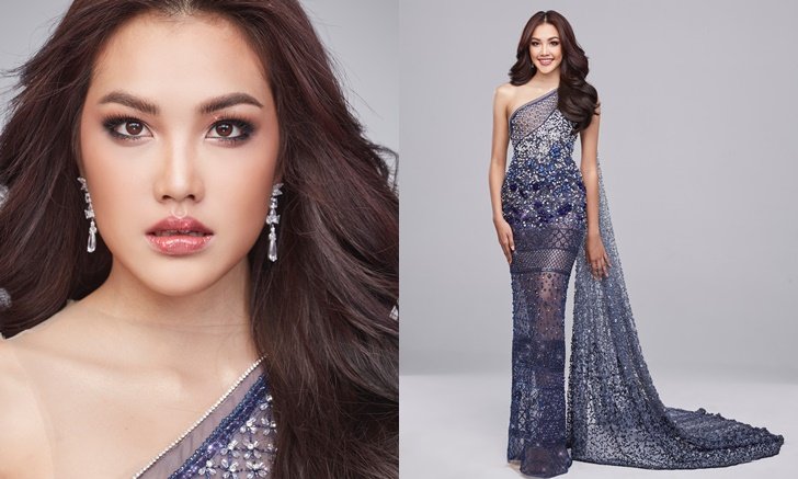 ออร่ามาเต็ม! "เกรซ นรินทร" ในชุดราตรีสุดอลังการ พร้อมชิงมงกุฎ "มิสเวิลด์ 2019"