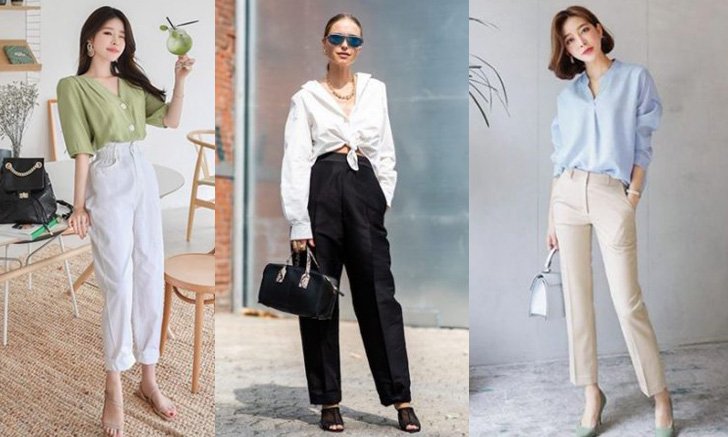 20 แฟชั่นกางเกงทำงานสวยๆ สำหรับสาวออฟฟิศ