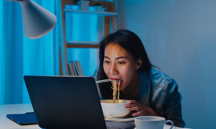 3 secrets to eat late at night without being afraid of fat