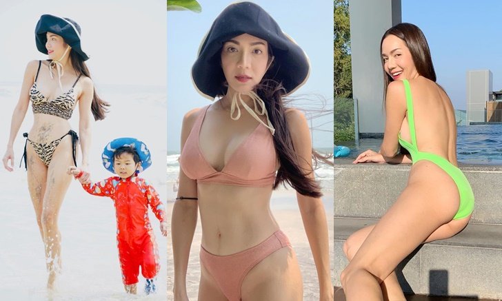 แซ่บทะเลเดือดกับ แฟชั่น "ชุดว่ายน้ำ" รับหน้าร้อนของ "อ๋อม สกาวใจ"