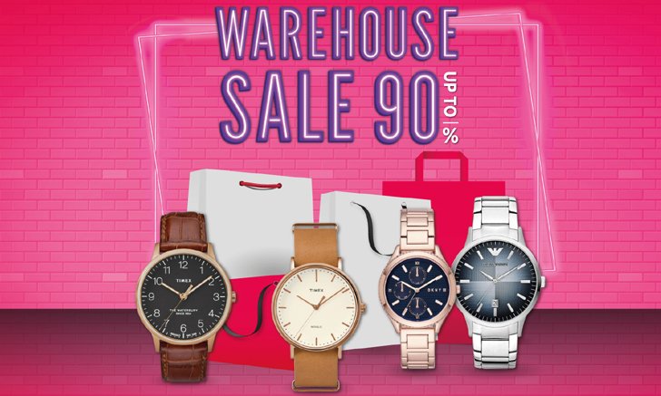 Timedeco x Panamera Fashion ชวนช้อปนาฬิกาแบรนด์ดัง ลดสูงสุด 90%