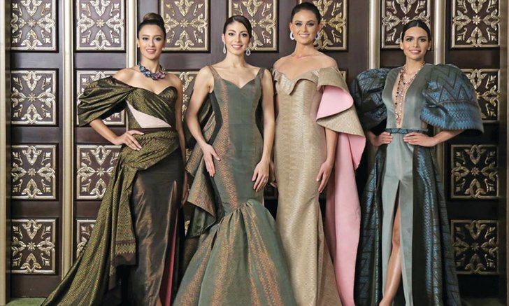 วิจิตรตระการตา นิทรรศการแสดงชุดราตรี จากผ้าไหม ผลงานของ 19 ดีไซเนอร์ไทย