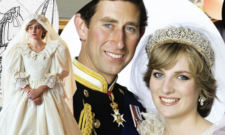 เทียบดีเทลชุดแต่งงานของไดอาน่าต้นฉบับและชุดรีเมคในซีรีส์ The Crown Season 4