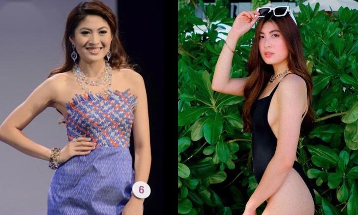 ซูมความสวยชัดๆ "น้องเค้กส้ม" แฟน "เสนาหอย" ดีกรีนางงามเวทีนางสาวไทย
