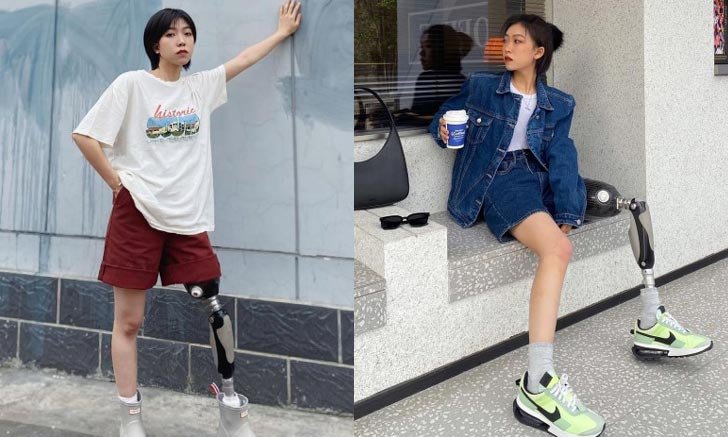 ไม่มีอะไรหยุดความชิคได้! สาวจีน กับขาเทียม และแฟชั่นสุดปังของเธอ