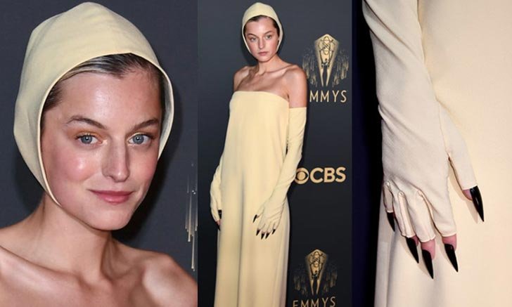 ถอดรหัสหมวกว่ายน้ำ! ของ Emma Corrin ที่ใส่มาร่วมงาน EMMYS ครั้งที่ 73