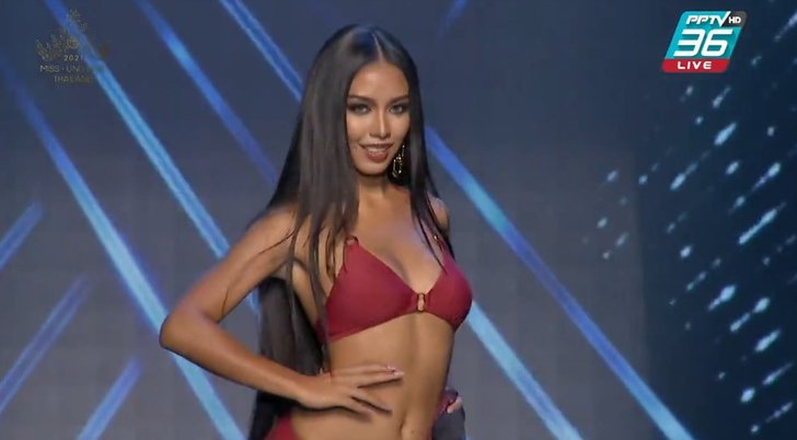 ชุดว่ายน้ำ Miss Universe Thailand 2021