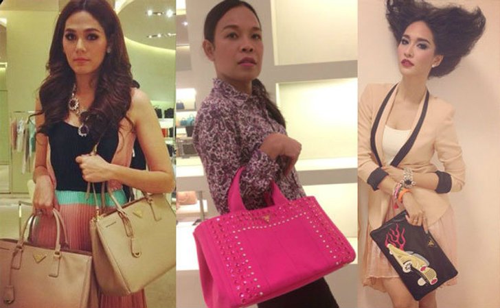 เรียบหรูสุดๆ ใบละเฉียดแสน กระเป๋าสวยสไตล์ PRADA