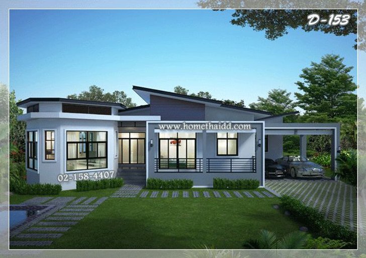 10 แบบบ้านชั้นเดียวสไตล์โมเดิร์น โดดเด่นทุกดีไซน์ ครบครันทุกพื้นที่ใช้ ...