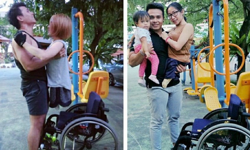 ฟ้า วิญธัชชา" ไม่มีขาตั้งแต่เกิด กับบทพิสูจน์รักแท้ พร้อมครอบครัวสุดอบอุ่น