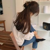 ทรงผมมัดครึ่งหัว